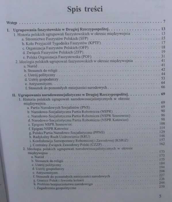 Faszyści i narodowi socjaliści w Polsce Olgierd Grott książka unikat