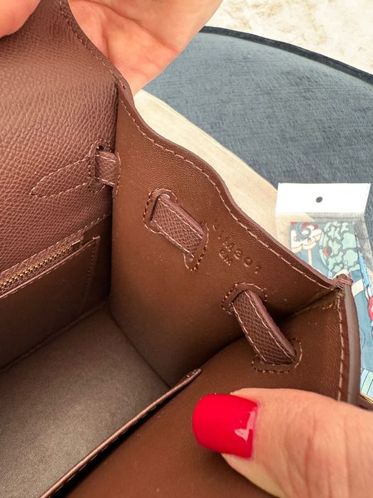 Сумка Hermes Kelly 25 Chocolate Gold