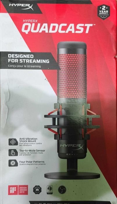 Продам Мікрофон HyperX Quadcast (4P5P6AA)