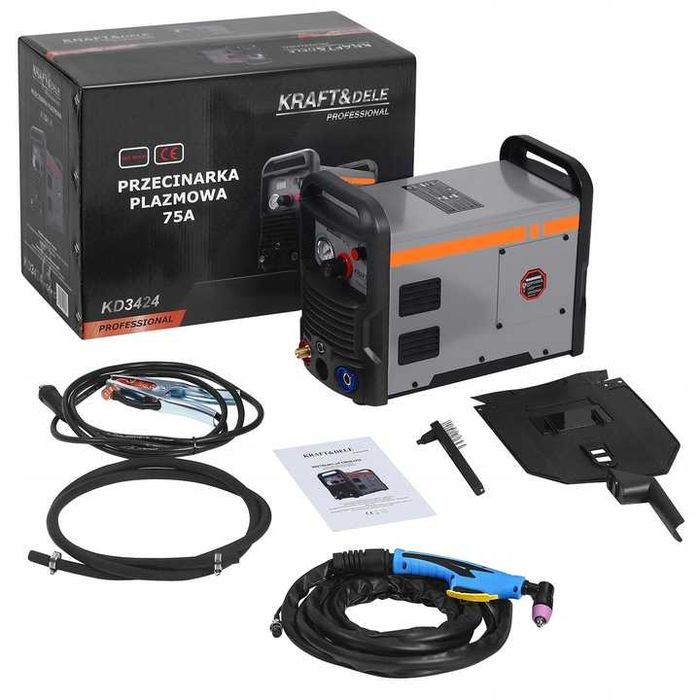 Przecinarka Plazmowa Spawarka do 25 mm Plazma IGBT HF 75A New Mod*