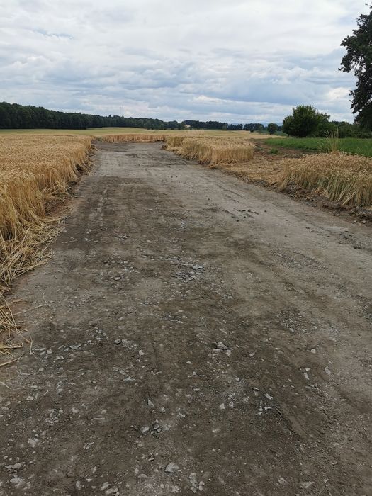 Brukarstwo, drogi szutrowe prace ziemne