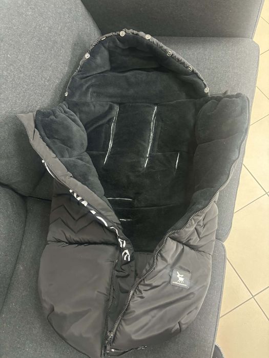 Śpiworek CottonMoose north+Mufka do wózka