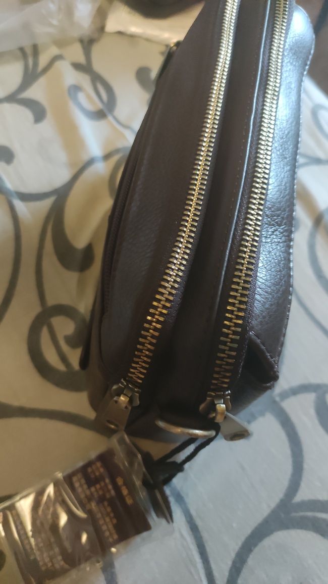 Мужская барсетка, сумочка портмоне, клатч - 100% Натуральная Кожа New!