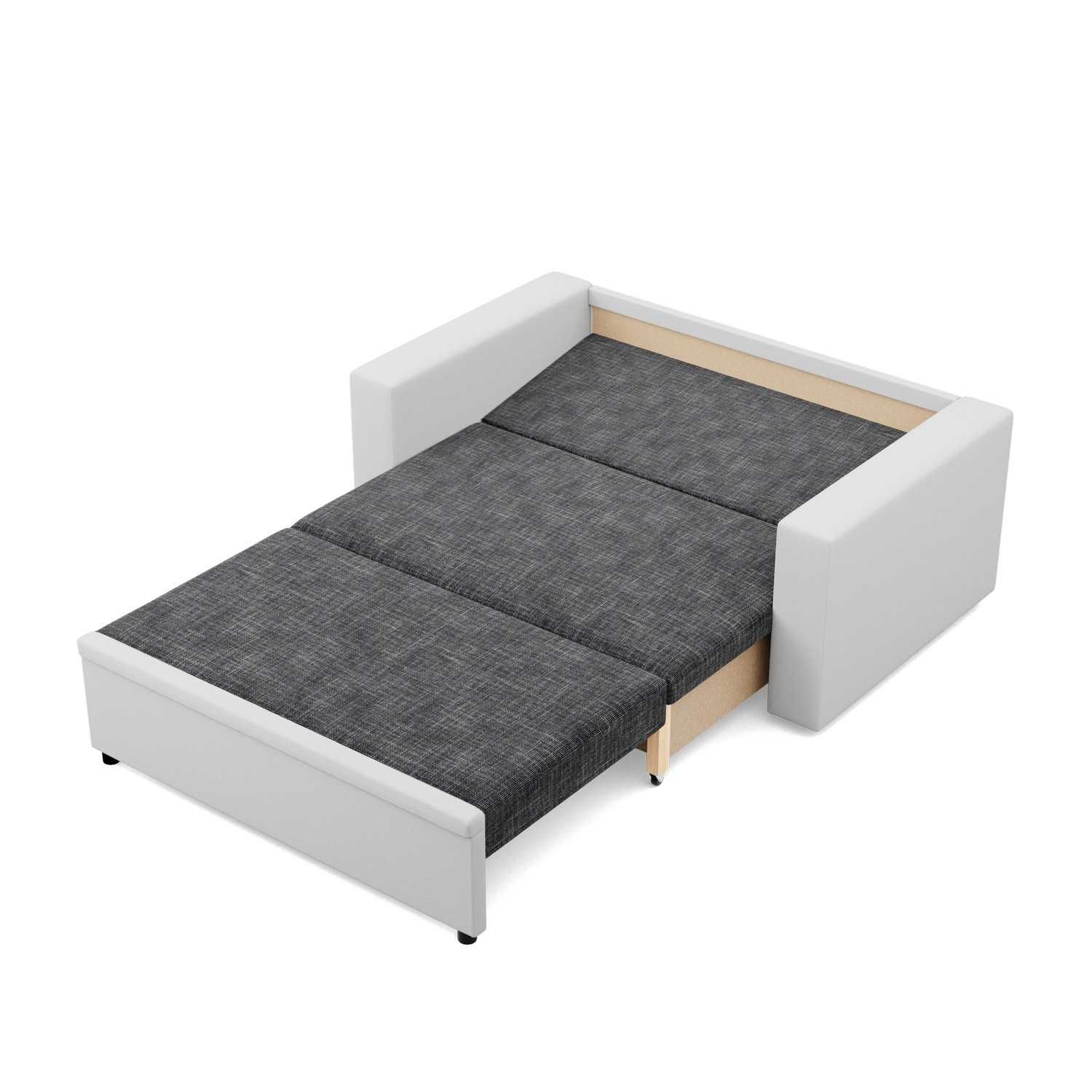 Sofa 2-osobowa z Funkcją Spania Rozkładana Pojemnik Funkcjonalna Luna