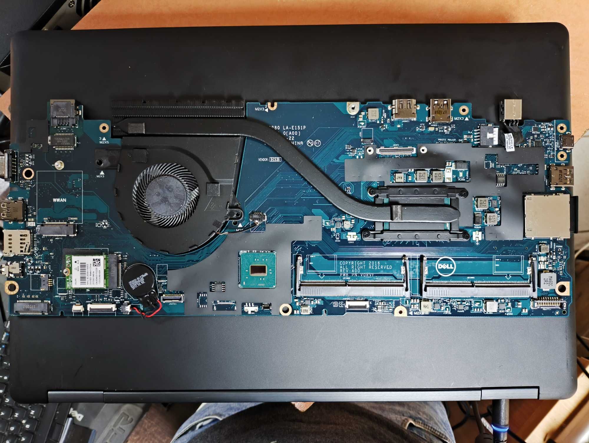 Материнская плата LA-E151P Dell 5580 3520 i5-7300HQ