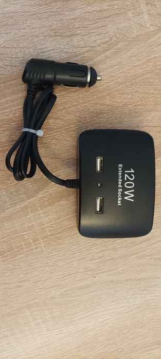 Rozdzielacz, ładowarka samochodowa 120W
