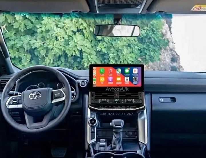 Дисплей LC 300 Toyota LAND CRUISER 300 Магнитола GPS Android CarPlay