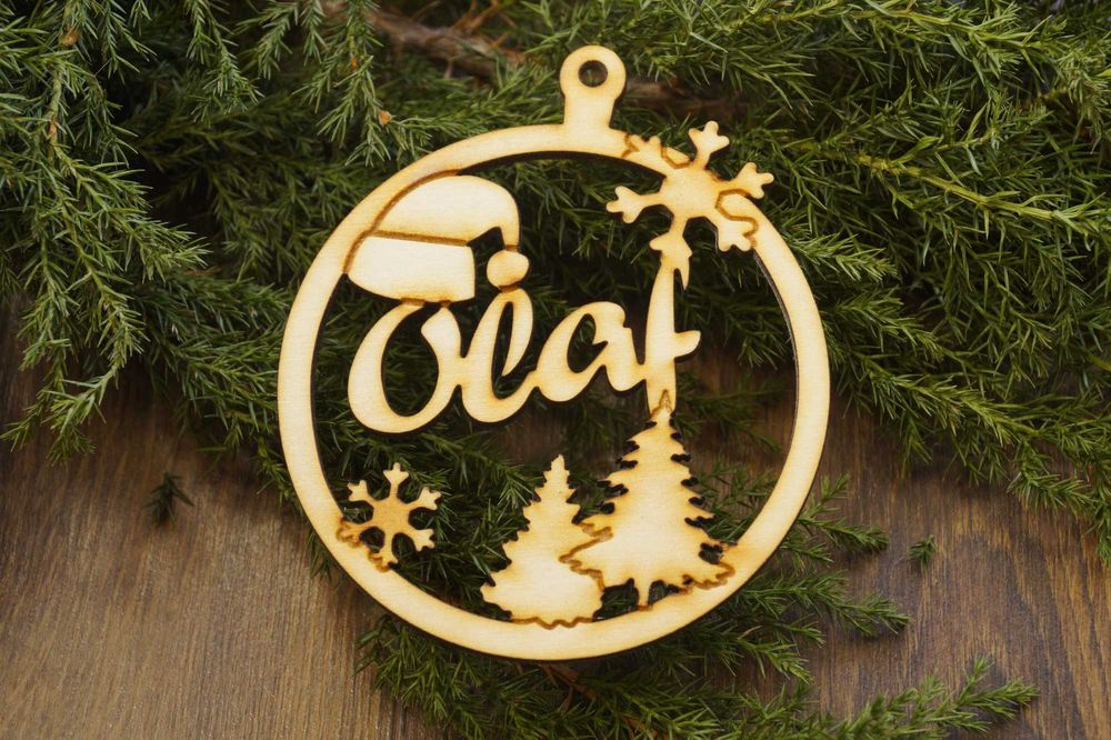 bombka na choinkę z imieniem, ozdoba świąteczna