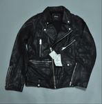 Zara Man оригинал новая мужская косуха НАТУРАЛЬНАЯ КОЖА куртка кожанка