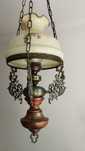 Lampa naftowa wisząca vintage