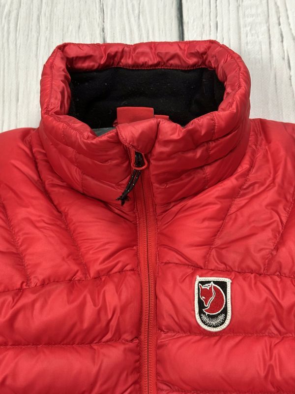 Fjallraven Snow Flake Puchowa Kurtka Damska Pikowana Logowana r. L