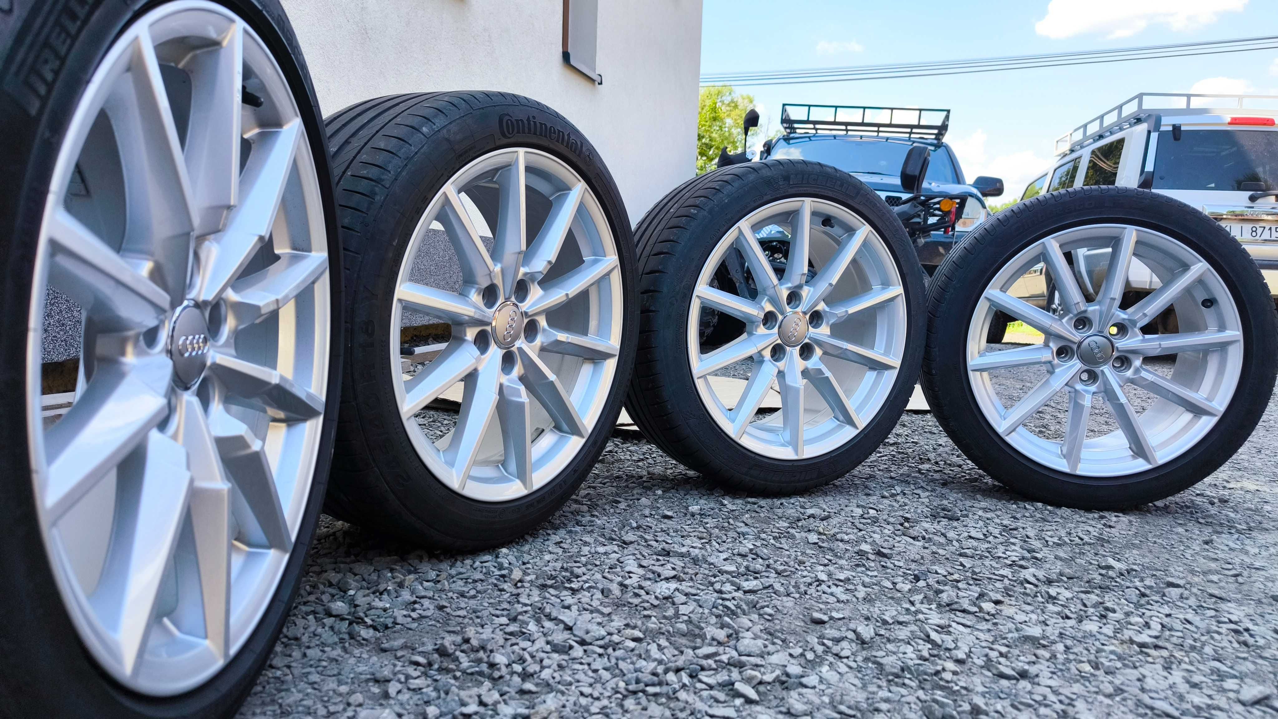 Koła Audi A3 A4 A6 C6 Q3 TT 18 cali 5x112 ET50 VW Skoda Seat