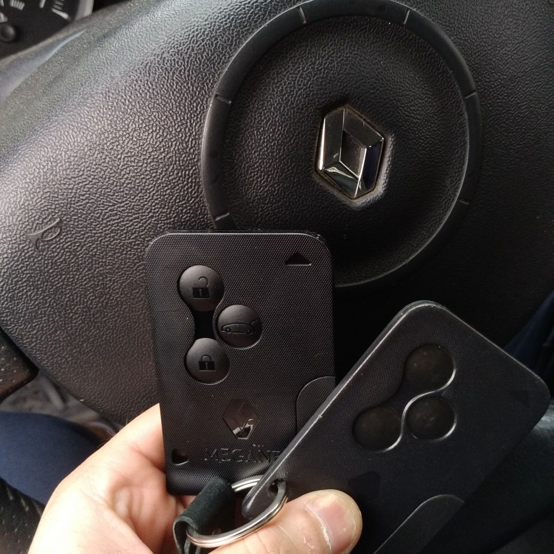 Ключ на меган 2,  Renault megane 2, kangoo, lodgy, duster, привязка.