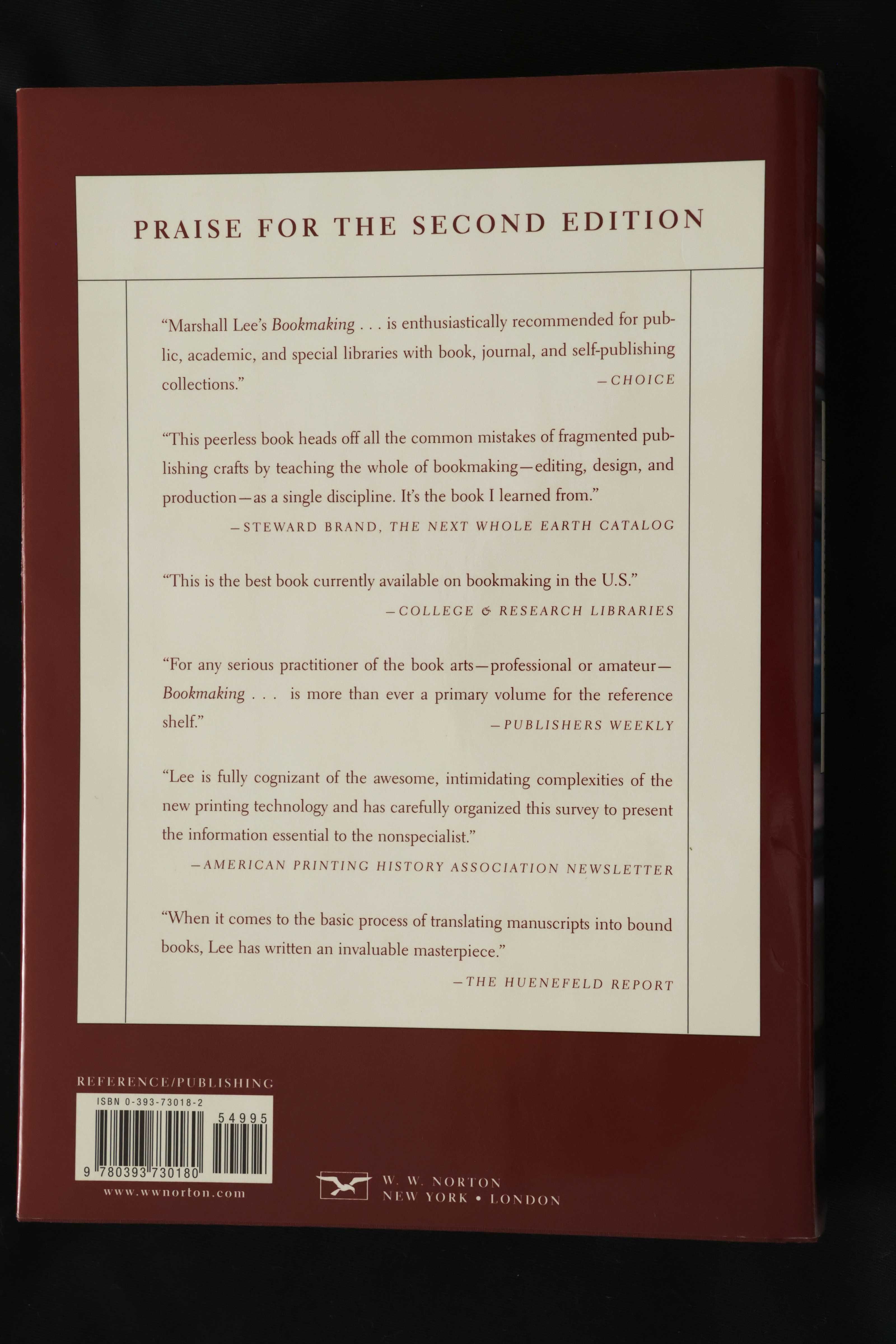 Bookmaking: Editing, Design, Production