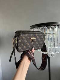 РОЗПРОДАЖ Сумка в стилі Guess, Guess Snapshot Brown