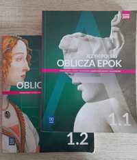 Oblicza Epok 1.1 i 1.2, Język Polski kl 1, podręcznik, komplet