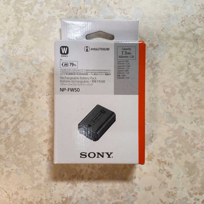 Oryginalna bateria Sony NP-FW50 — stan nowy