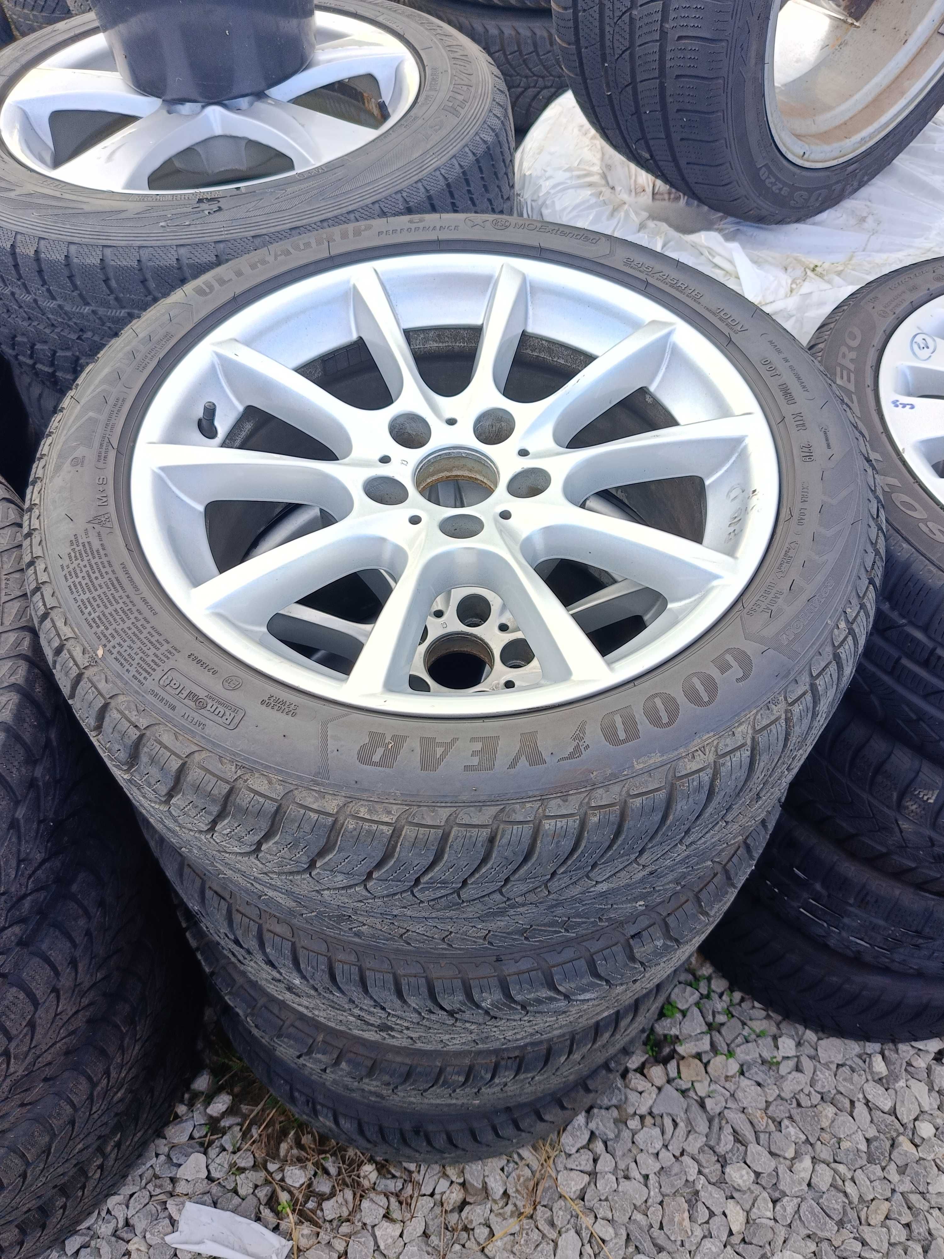 Koła felgi alufelg BMW 5x120i 245/45/18 Goodyear Zima