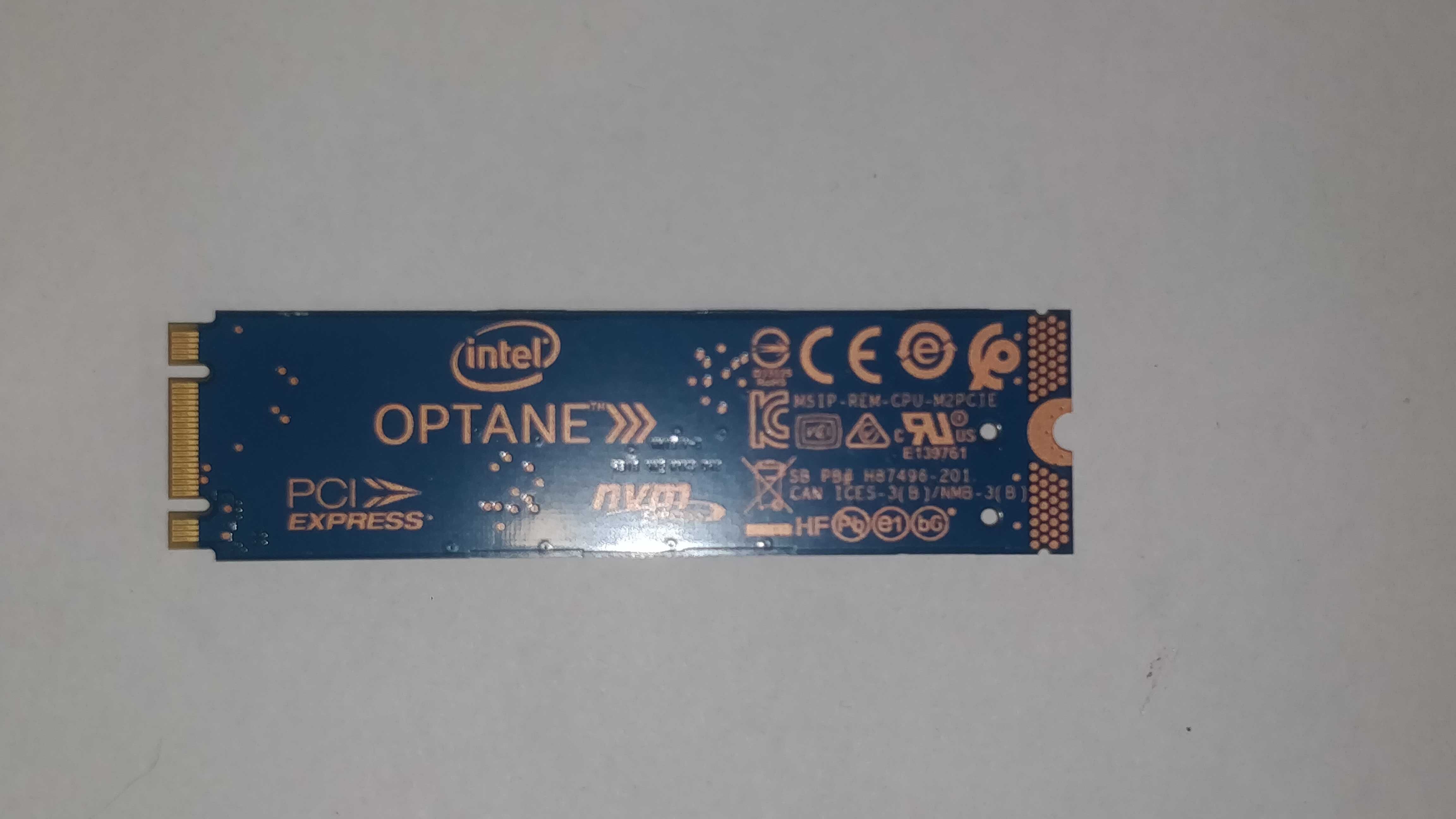 Модуль M.2 2280 NVMe 16GB Intel Optane Memory M10 (MEMPEK1J016GA) б/в