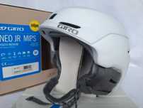 Kask narciarski juniorski Giro Neo Jr Mips Mat White M 55,5-59cm
