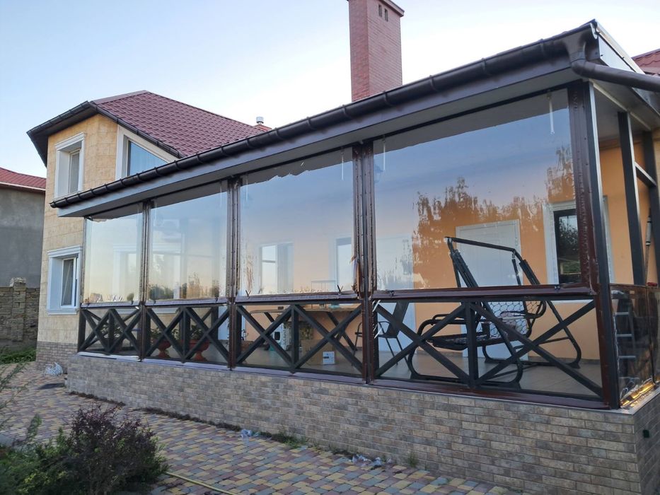 Мягкие окна Кривой Рог от 650грн. Мʼякі вікна Кривий Ріг. Пленка ПВХ.