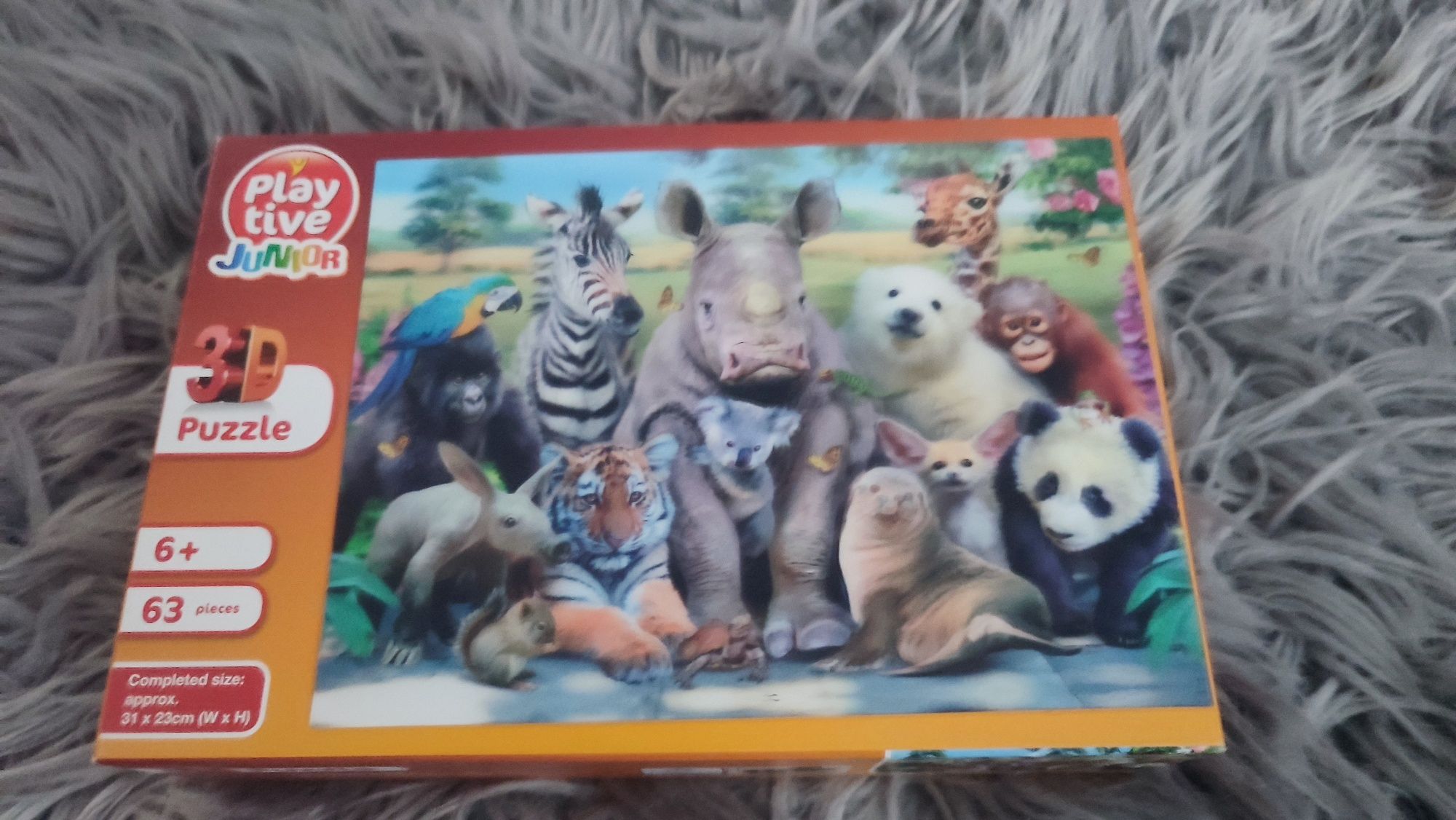 Puzzle 3D zwierzęta