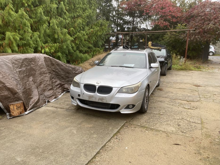 Bmw e61 m pakiet 3.0d 218km części swap automat hak panorama