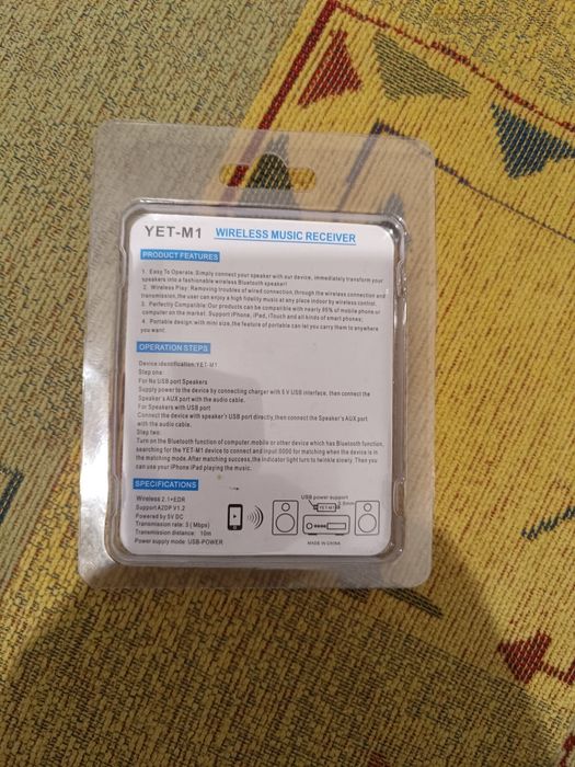 Yet-m1 Adapter Bluetooth