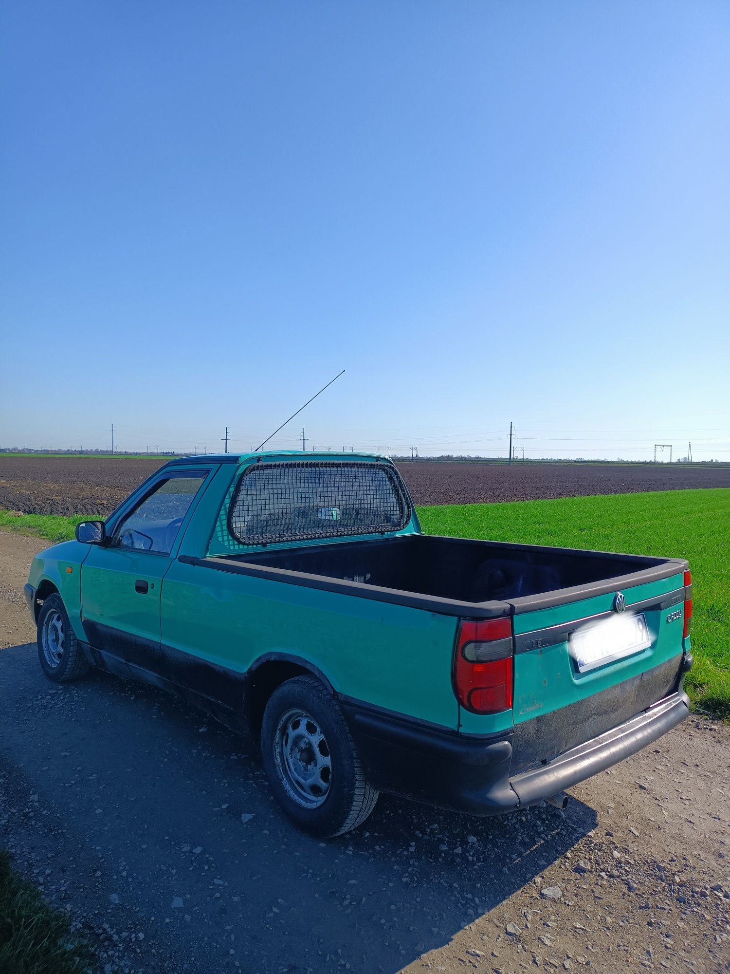 VW Caddy pickup.