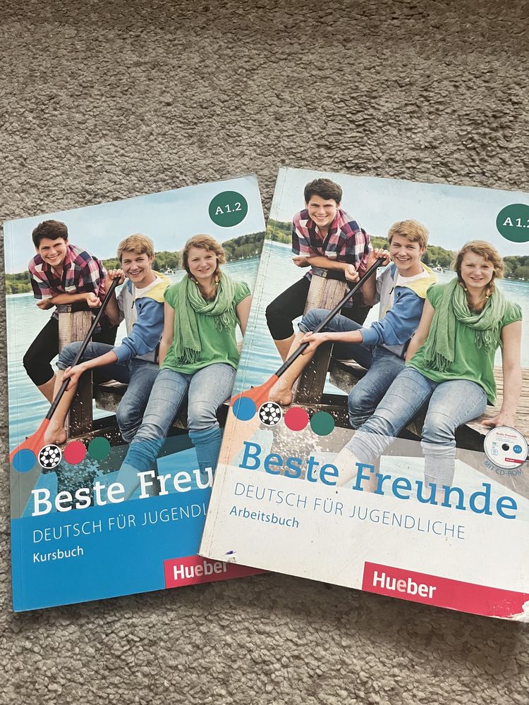 Підручник і зошит з німецької мови (beste freunde a 1.2)