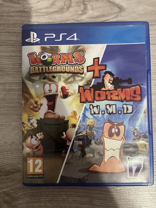 Worms battlegrounds + worms W.M.D ps4 szybka wysyłka