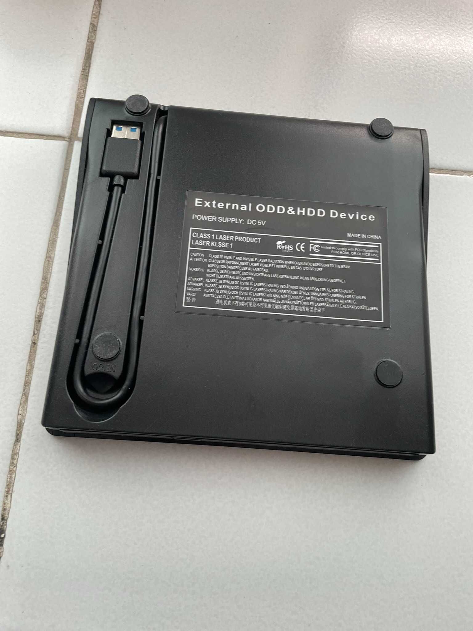 Zewnętrzny przenośny  napęd DVD-RW na usb 3.0