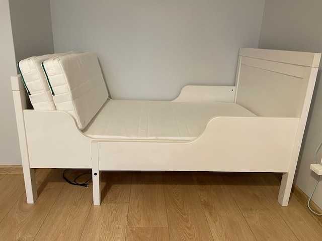 Łóżko dla dzieci  z rozsuwaną ramą Ikea Sundvik stan idealny