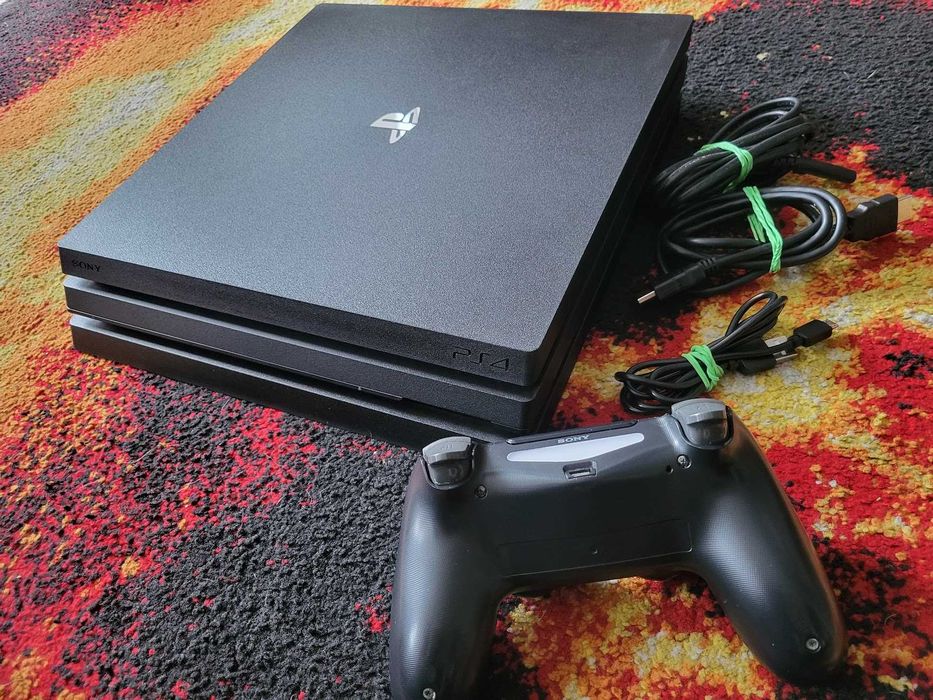 Playstation 4 PS4 PRO 1TB 7216B, Pad, Okablowanie - PO SPA