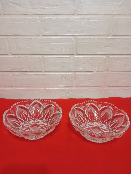Хрусталь СССР. Конфетница, салатница.