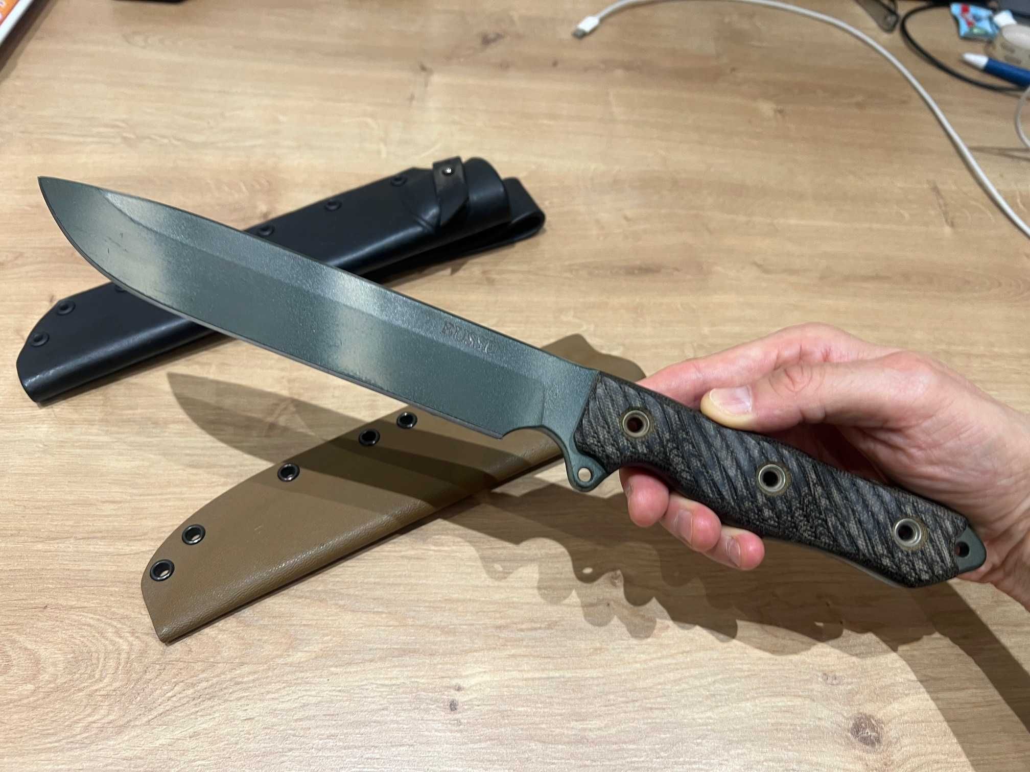 Nóż fixed Busse DSSF Desert Storm Stealth Fighter CAMO
