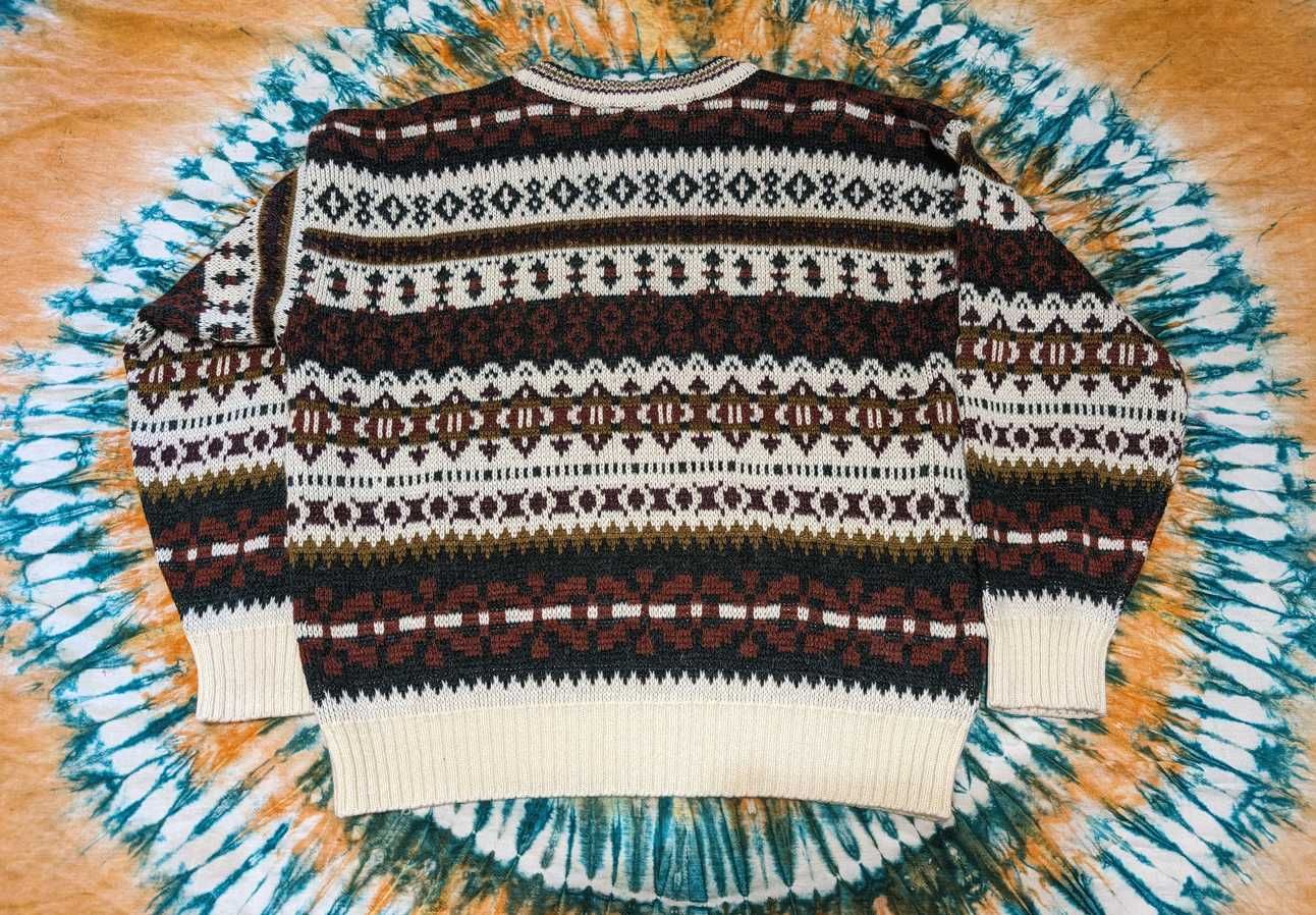 Вінтажний светр Made in Korea вовняний шерстяний