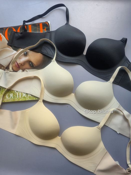 Безшовний бюстик/бюстгальтер без кісточок/бюстик пуш ап