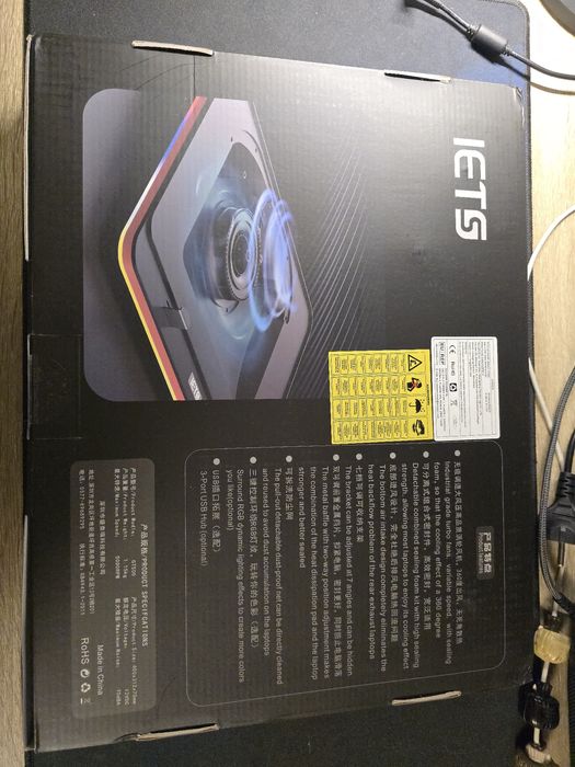 Підставка для ноутбука IETS gt500 v2 охолодження для ноутбука