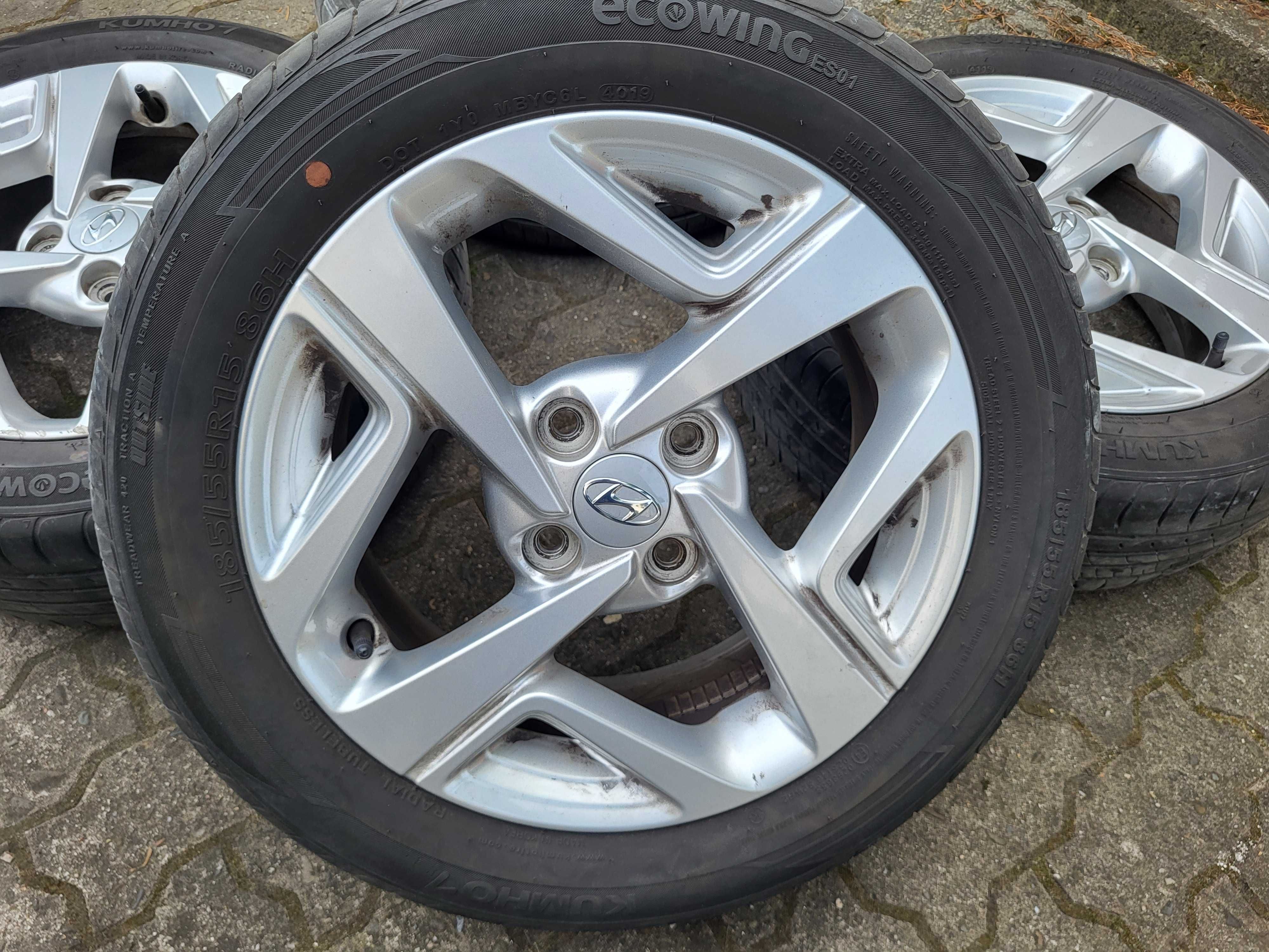 Koła 15" 4x100 Hyundai I10 Getz Kia Picanto Rio