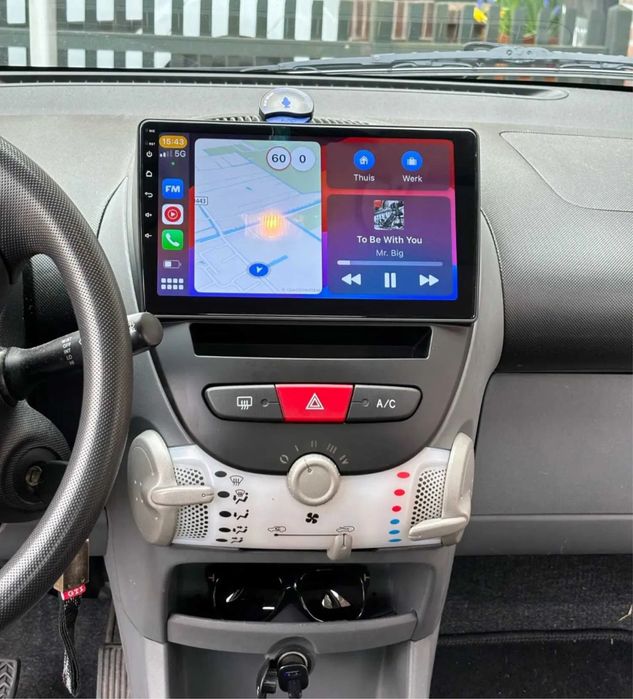 Radio adroid para Peugeot 107, Citroen c1 e Toyota aygo inst. incl.
