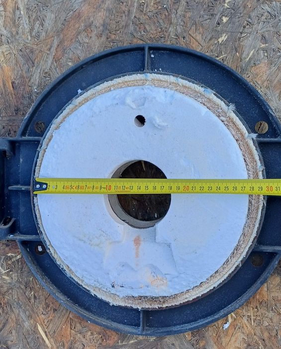 Drzwiczki pieca z ociepleniem palnik gazowy Giersch