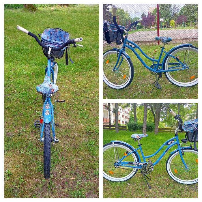 NOWY damski rower miejski cruiser LEADER PALM BEACH, koła 26",rama 17"