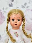 Stara lalka, ruchome oczy, vintage