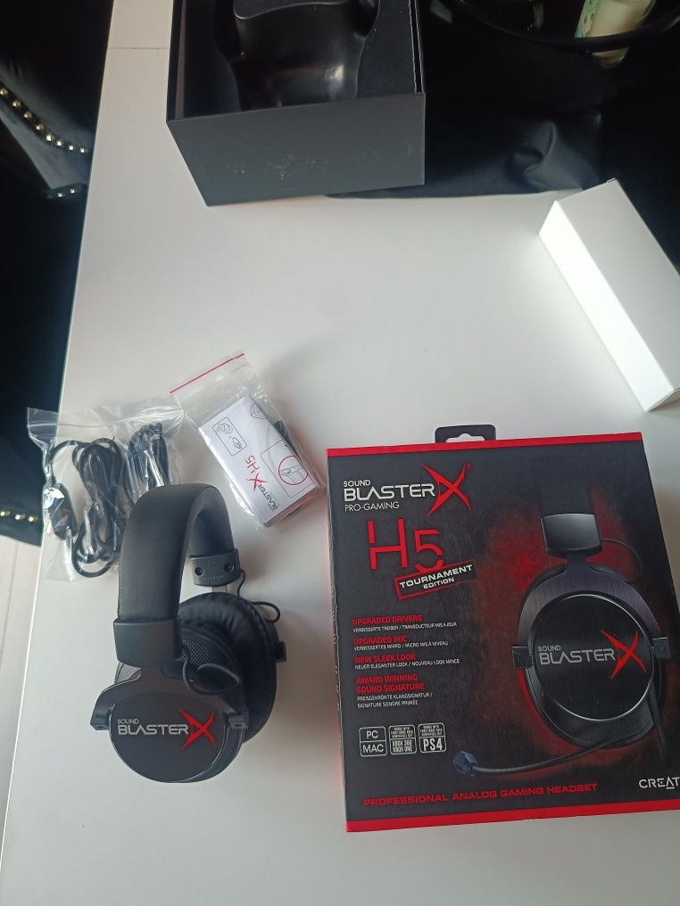 Nowe słuchawki Creative Sound BlasterX H5 Tournament Edition