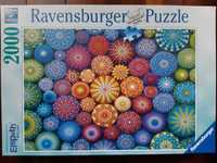 Puzzle Ravensburger 'Tęczowe mandale' 2000 el.