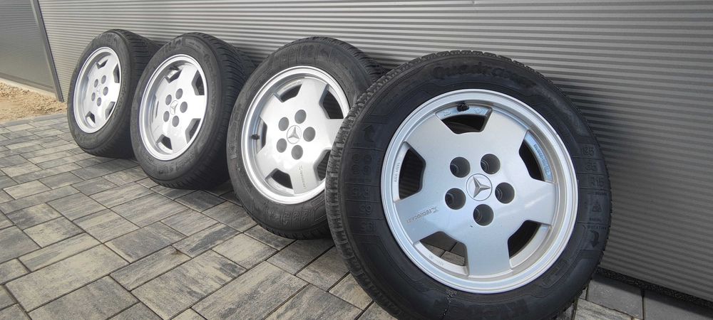 Koła Klasyk felgi Tecnocast Mercedes W124 W202 195/65 R15 Całoroczne