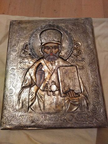 Икона Святой Николай Чутодворец Греция