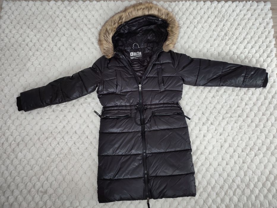 Płaszczyk zimowy Big Star dla dziewczynki 152 czarny