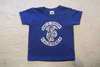 T-Shirts criança azul Sons of Anarchy nova